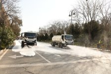Bakıda Novruz ərəfəsində geniş təmizlik işləri aparılıb (FOTO)