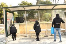 Bakıda Novruz ərəfəsində geniş təmizlik işləri aparılıb (FOTO)