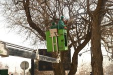 Bakıda Novruz ərəfəsində geniş təmizlik işləri aparılıb (FOTO)