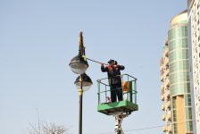 Bakıda Novruz ərəfəsində geniş təmizlik işləri aparılıb (FOTO)
