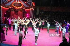 Bakıda ilk dəfə olaraq Türkmənistanın əfsanəvi "Qalkınış" atçılıq şousu keçirilib (FOTO)