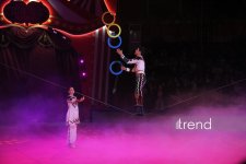 Bakıda ilk dəfə olaraq Türkmənistanın əfsanəvi "Qalkınış" atçılıq şousu keçirilib (FOTO)