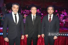 Bakıda ilk dəfə olaraq Türkmənistanın əfsanəvi "Qalkınış" atçılıq şousu keçirilib (FOTO)