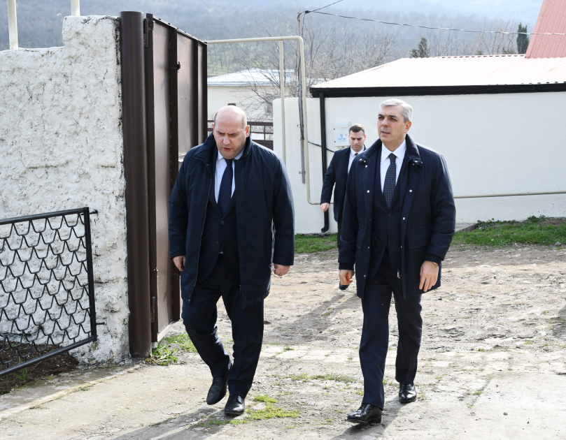 Əlaqələndirmə Qərargahının üzvləri Xocavəndin Quzeyxırman kəndində aparılan təmir-bərpa işləri ilə tanış olublar (FOTO)