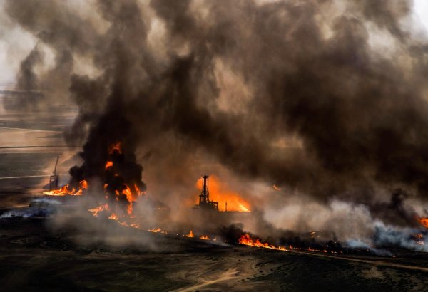 İranın magistral neft kəmərində yanğın baş verib