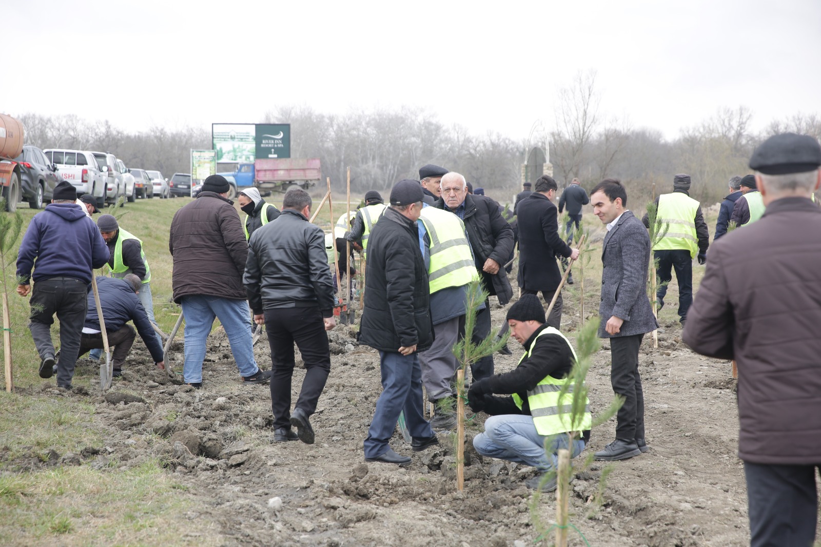 Xaçmazda Ramazan və Novruz münasibətilə ağacəkmə aksiyası keçirildi(FOTO)