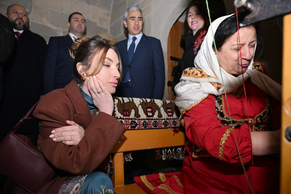 Buxara karvansarasının əsaslı bərpa və konservasiya işlərindən sonra açılışı olub (FOTO)