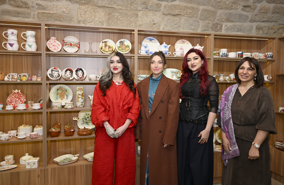 Buxara karvansarasının əsaslı bərpa və konservasiya işlərindən sonra açılışı olub (FOTO)