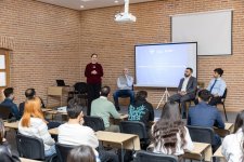 ADA Universitetinin Gəncə şəhərində həyata keçirdiyi “Yaradıcılıq, İnnovasiya və Sahibkarlıq” layihəsinin növbəti mərhələsinə start verilib (FOTO)