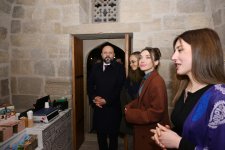 Buxara karvansarasının əsaslı bərpa və konservasiya işlərindən sonra açılışı olub (FOTO)