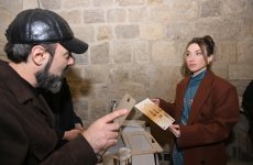 Buxara karvansarasının əsaslı bərpa və konservasiya işlərindən sonra açılışı olub (FOTO)