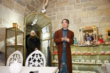 Buxara karvansarasının əsaslı bərpa və konservasiya işlərindən sonra açılışı olub (FOTO)