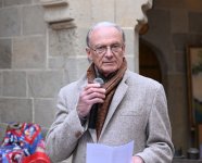 Buxara karvansarasının əsaslı bərpa və konservasiya işlərindən sonra açılışı olub (FOTO)