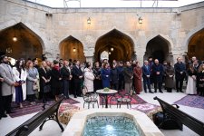 Buxara karvansarasının əsaslı bərpa və konservasiya işlərindən sonra açılışı olub (FOTO)