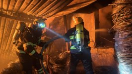 Bakıda mebel sexindəki yanğın söndürülüb (YENİLƏNİB-3) (FOTO/VİDEO)