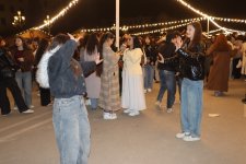 Xankəndidə Torpaq çərşənbəsinin tonqalı alovlandırılıb (FOTO)