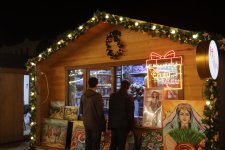 Xankəndidə Torpaq çərşənbəsinin tonqalı alovlandırılıb (FOTO)