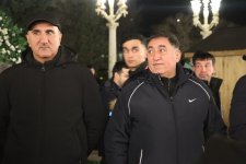 Xankəndidə Torpaq çərşənbəsinin tonqalı alovlandırılıb (FOTO)