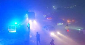 Binəqədidə yanğınla əlaqədar yollarda nəzarət gücləndirilib