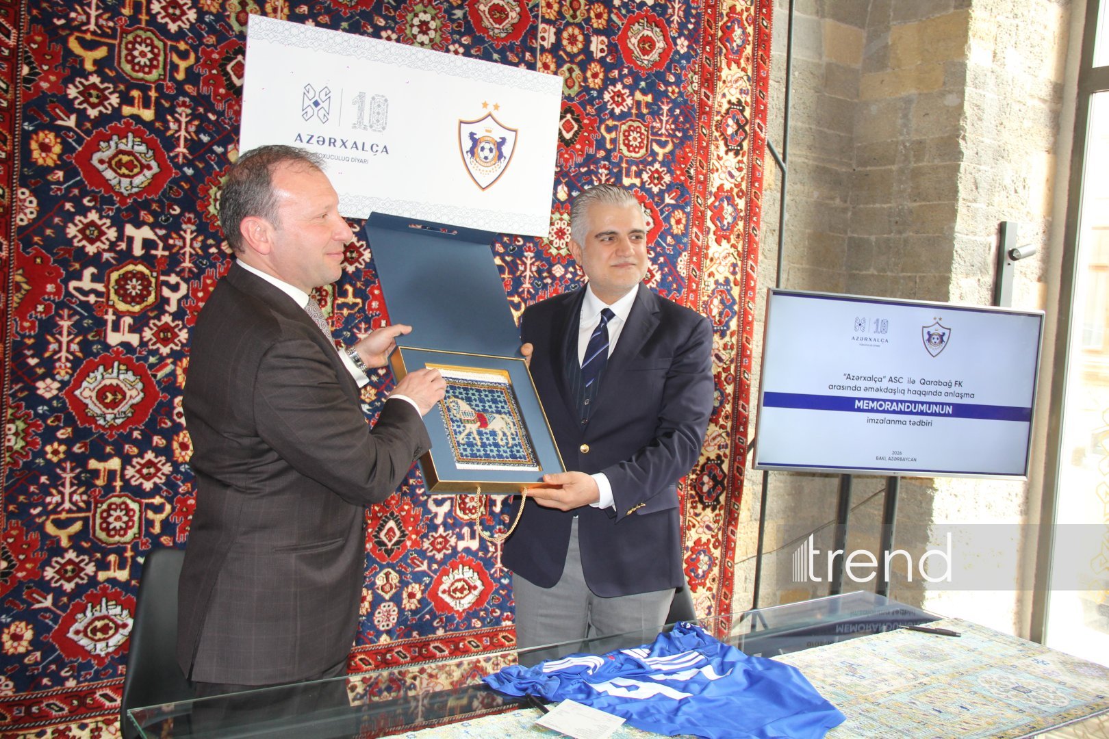 “Azərxalça” və Qarabağ FK əməkdaşlığa başlayır ( FOTO)