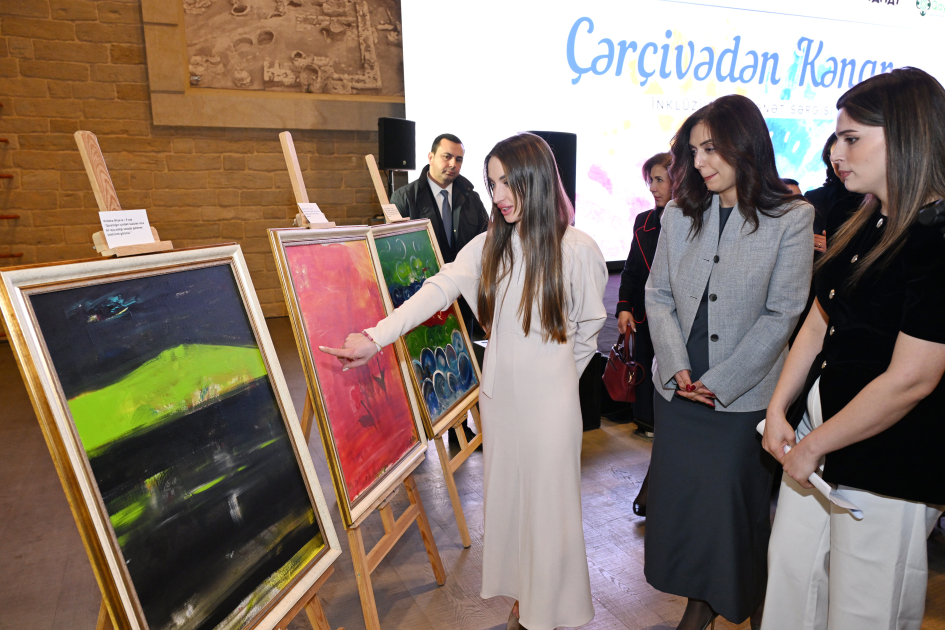 Daş Salnamə Muzeyində “Çərçivədən kənar” adlı inklüziv incəsənət sərgisi açılıb (FOTO)