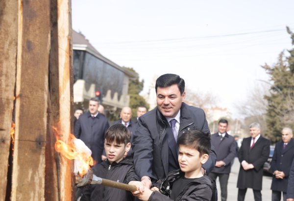 Xaçmazda Novruz bayramı münasibətilə ümumrayon tədbiri keçirilib (FOTO)