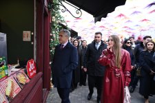 Alena Əliyeva Novruz yarmarkasını ziyarət edib (FOTO)