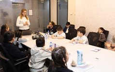 Unibank Qlobal Pul Həftəsi çərçivəsində məktəblilər üçün tədbir keçirib (FOTO)