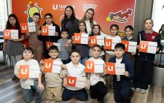 Unibank Qlobal Pul Həftəsi çərçivəsində məktəblilər üçün tədbir keçirib (FOTO)