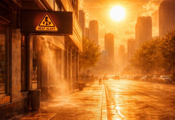 ABŞ-də təhlükəli istilik dalğası: temperatur normadan 17 dərəcə yüksəkdir