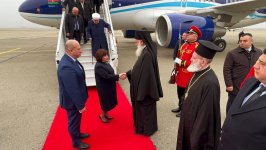 Milli Məclisin sədri Sahibə Qafarova Gürcüstana səfərə gəlib (FOTO)