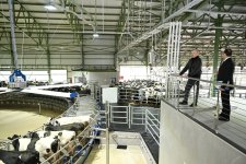 Prezident İlham Əliyev Şamaxıda “Şirvan Aqro” heyvandarlıq kompleksinin açılışında iştirak edib (FOTO)