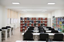 Prezident İlham Əliyev Şamaxı Avropa liseyinin yeni binasının açılışında iştirak edib (FOTO)