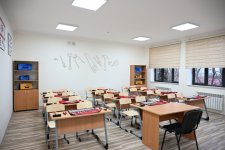 Prezident İlham Əliyev Şamaxı Avropa liseyinin yeni binasının açılışında iştirak edib (FOTO)