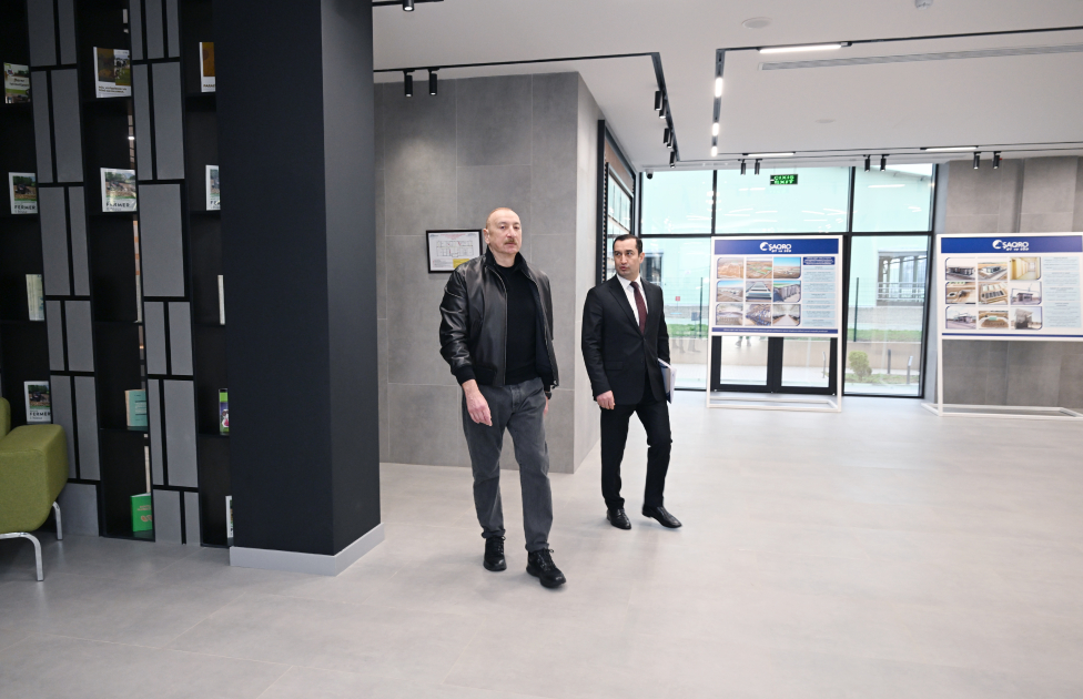 Prezident İlham Əliyev Şamaxıda “Şirvan Aqro” heyvandarlıq kompleksinin açılışında iştirak edib (FOTO)