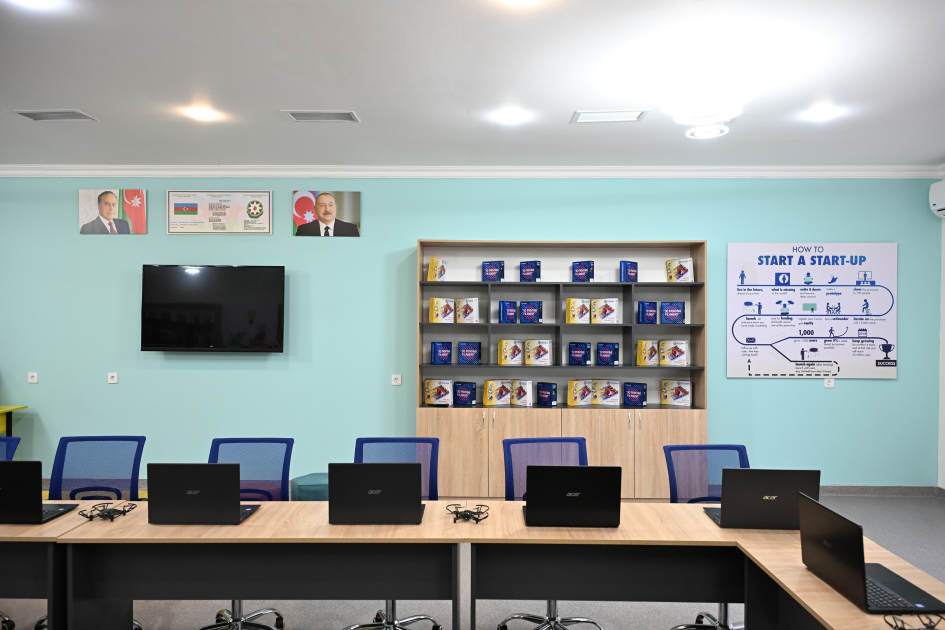 Prezident İlham Əliyev Şamaxı Avropa liseyinin yeni binasının açılışında iştirak edib (FOTO)