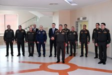 Müdafiə Nazirliyinin rəhbərliyi hərbi hospitalda olub (FOTO)