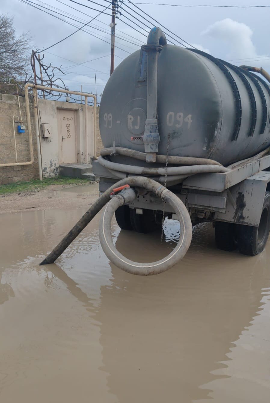 İntensiv yağışlarla əlaqədar ADSEA gücləndirilmiş iş rejimində çalışır (FOTO)