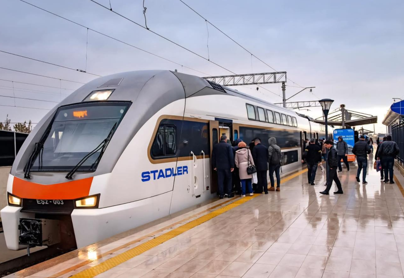 Bakıda dəmir yolu xəttində 20 yeni qatar istifadəyə veriləcək
