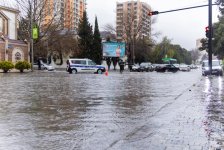 Yağışın yaratdığı hallarla bağlı bütün müraciətlərə operativ reaksiya verilir - DİN (FOTO)