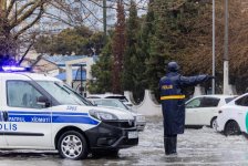 Yağışın yaratdığı hallarla bağlı bütün müraciətlərə operativ reaksiya verilir - DİN (FOTO)