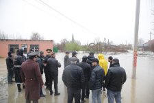 Xaçmazın icra başçısı selin vurduğu ərazilərə getdi (FOTO)