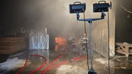 Binəqədidə baş verən yanğının söndürülməsi davam edir (FOTO/VİDEO)