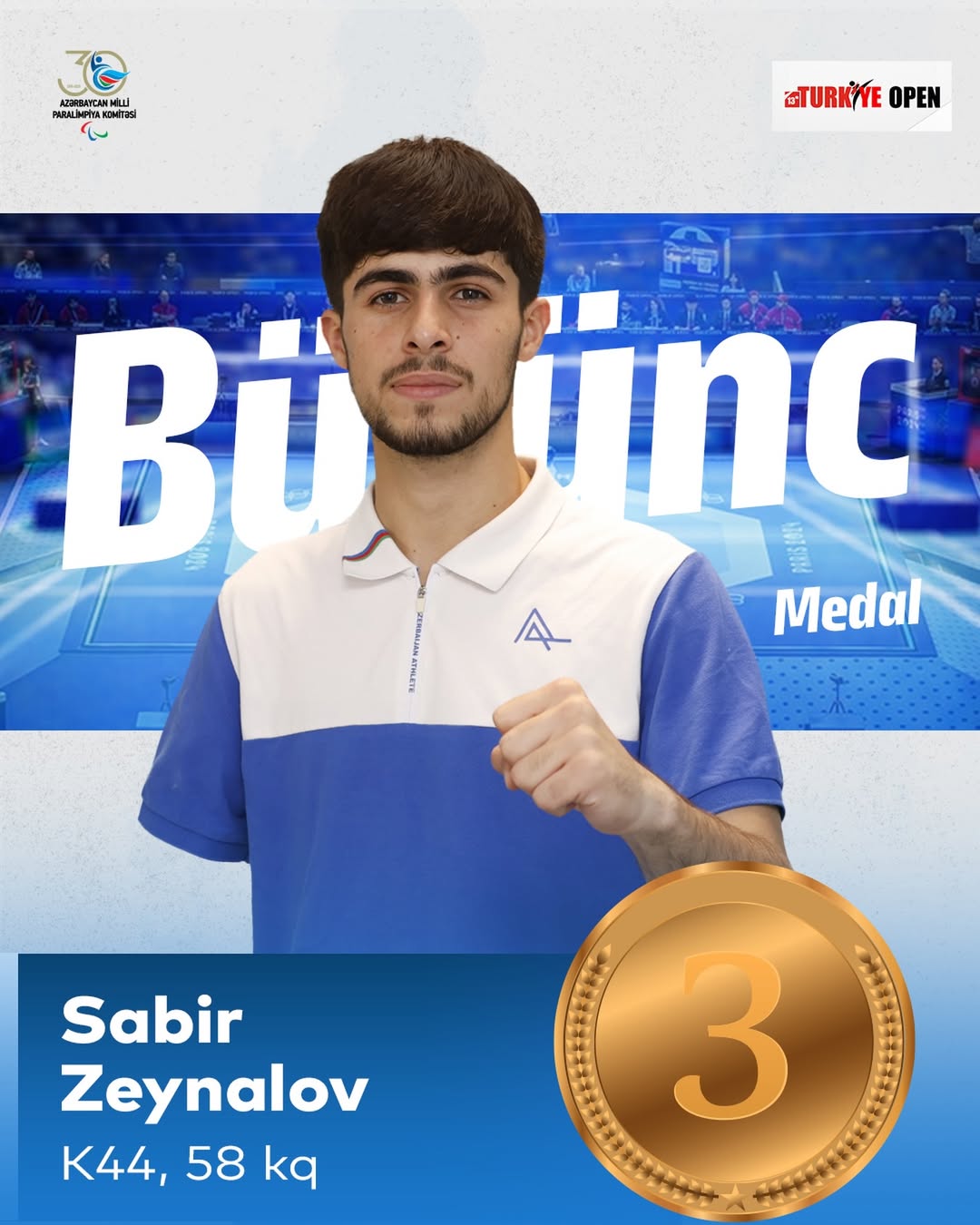 Azərbaycan parataekvondoçuları Antalyada bürünc medallar qazanıblar (FOTO)