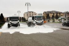 Güclü yağışlardan sonra Bakı “yuyuldu” (FOTO)