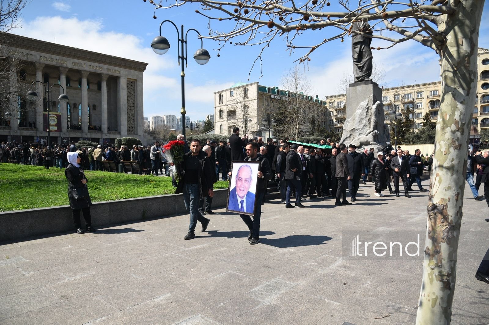 Xalq artisti Rasim Balayev ilə vida mərasimi keçirilib (FOTO) (YENİLƏNİB)