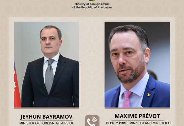 Ceyhun Bayramov Maksim Prevo ilə Yaxın Şərqdəki hərbi eskalasiyaları və sülh perspektivlərini müzakirə edib