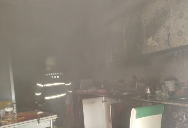 Şəkidə evdə partlayış: xəsarət alanlar var (VİDEO)