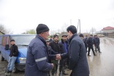 Xaçmazda icra başçısı zərərçəkmiş kəndlərə baş çəkdi: tapşırıqlar verdi (FOTO)