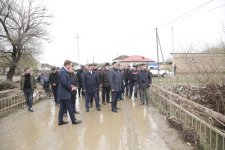 Xaçmazda icra başçısı zərərçəkmiş kəndlərə baş çəkdi: tapşırıqlar verdi (FOTO)